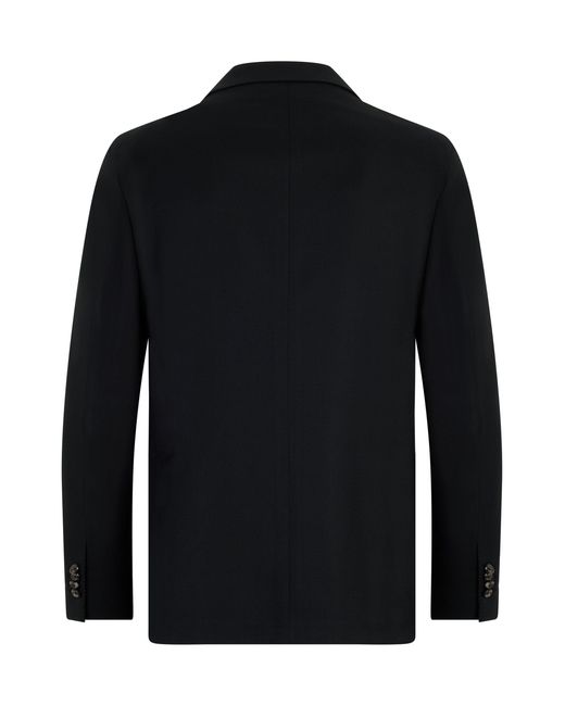 Tagliatore Black Single-Breasted Blazer for men