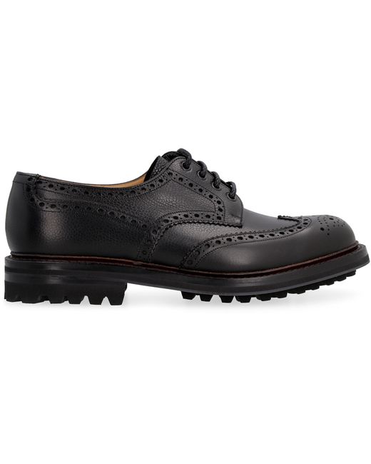 Church's Black Mc Pherson Lw Leather Brogue Derby Shoes for men