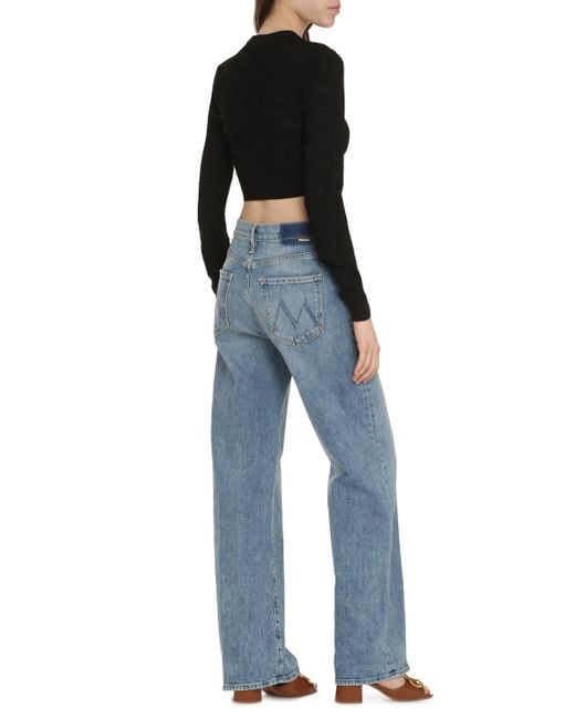 Maglione girocollo a maniche lunghe di Dolce & Gabbana in Black
