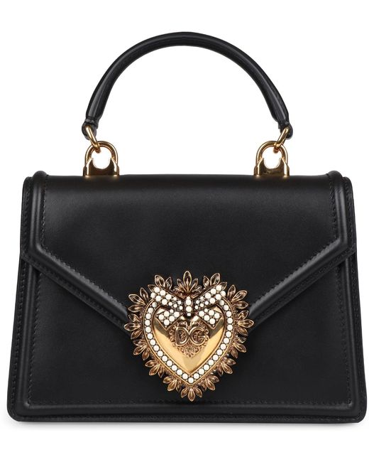 Dolce & Gabbana Black Devotion Leather Mini-bag