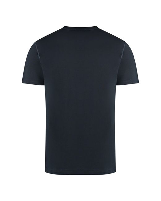 Dolce & Gabbana Black Cotton Crew-Neck T-Shirt for men
