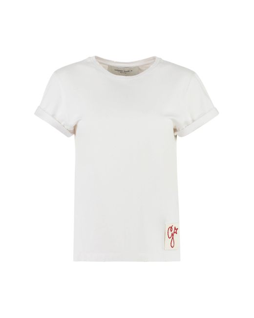 Golden Goose Deluxe Brand White Cotton T-shirt