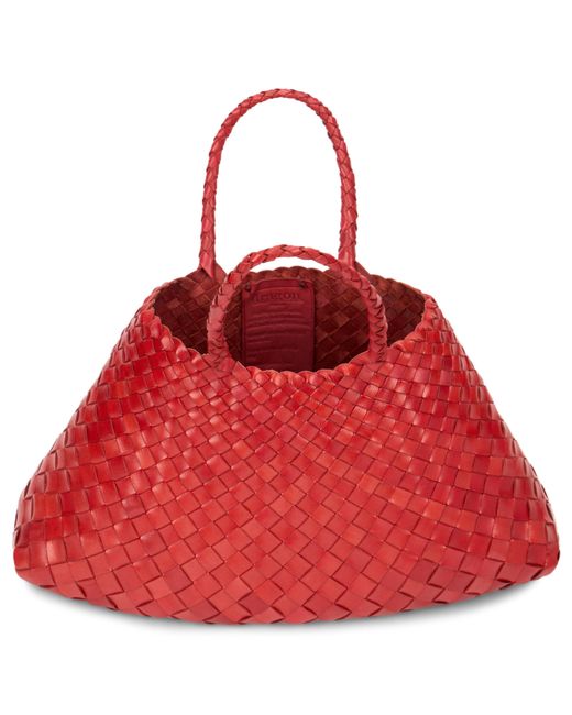 Dragon Diffusion Red Woven Tote Bag