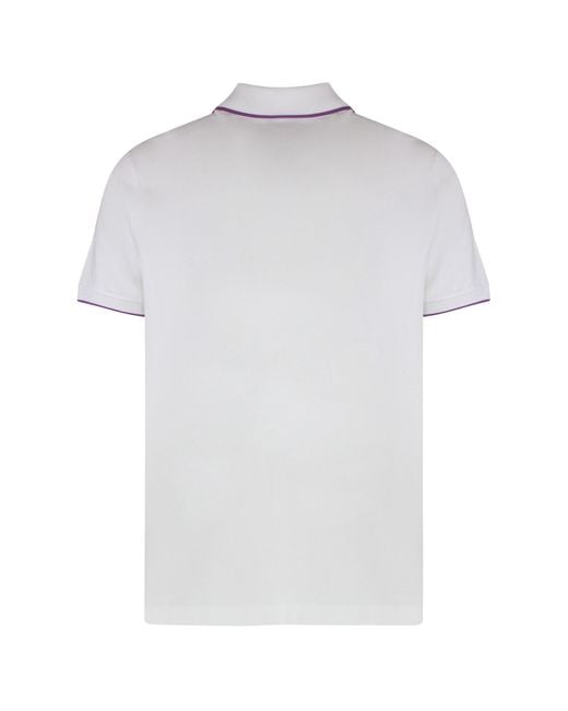 Paul & Shark White Cotton-Piqué Polo Shirt for men