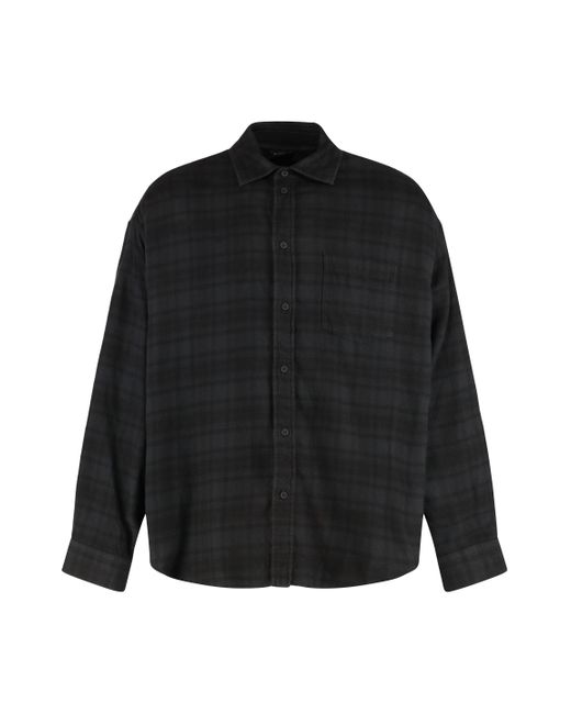 Balenciaga Black Cotton Poplin Shirt