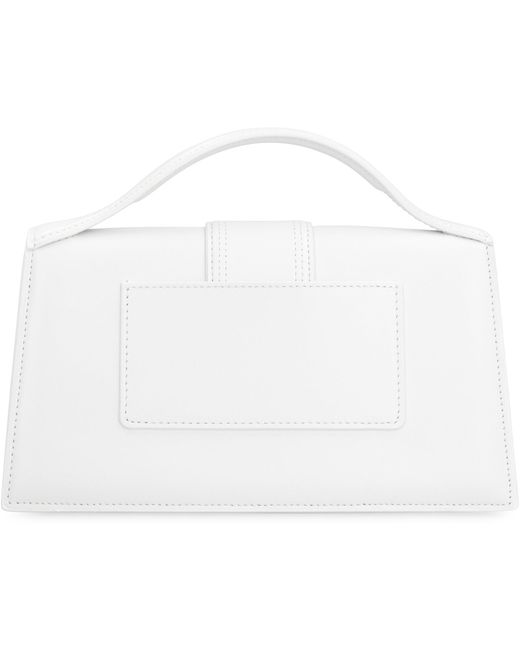Jacquemus White Le Grand Bambino Leather Handbag