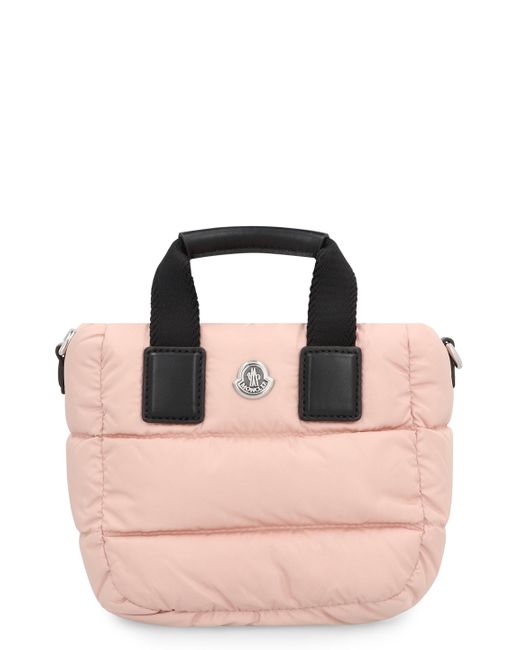 Mini tote bag Caradoc di Moncler in Pink