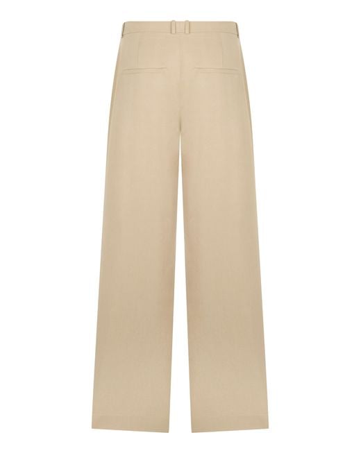 Vince Natural Loose Cotton Pants