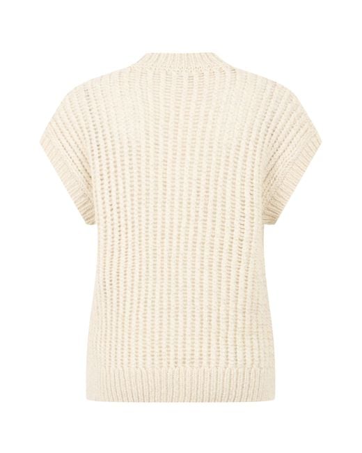 Peserico Natural Woven Vest