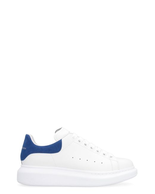 Alexander McQueen White Larry Leather Low-top Sneakers