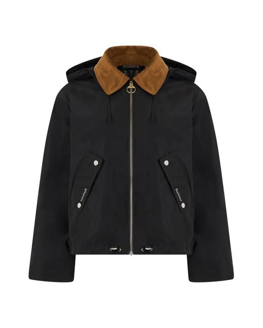Barbour Black Rain Jacket With Hood