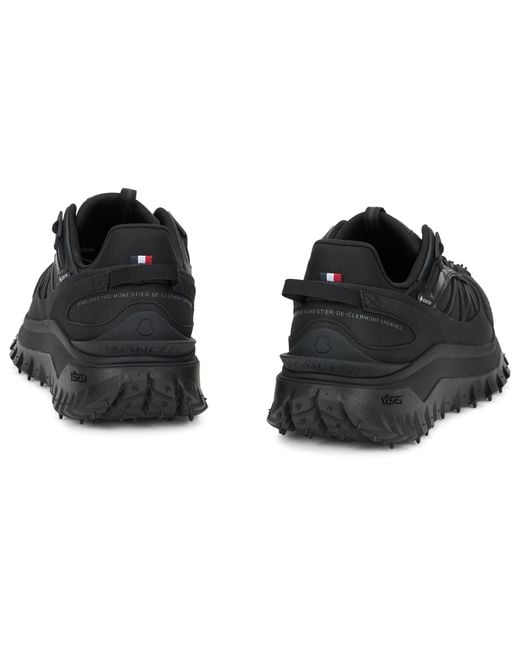 Moncler Black Sport Shoes With High Sole