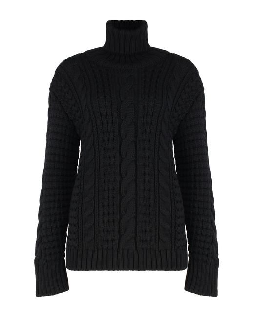 Moncler Genius Black 4 Moncler Edward Enninful - Virgin-wool Turtleneck Sweater