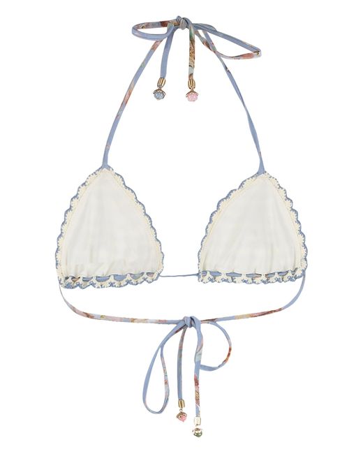 Zimmermann White Top Triangle Bikini Awaken