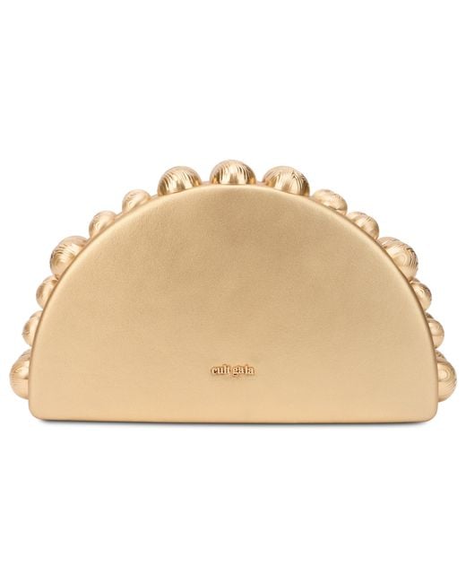 Cult Gaia Natural Pouch With Snap Closure