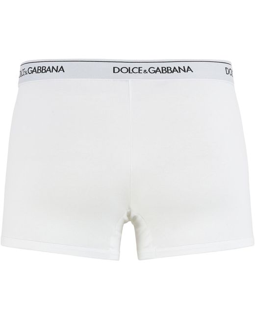 Dolce & Gabbana Black Set Of Two Cotton Boxers for men
