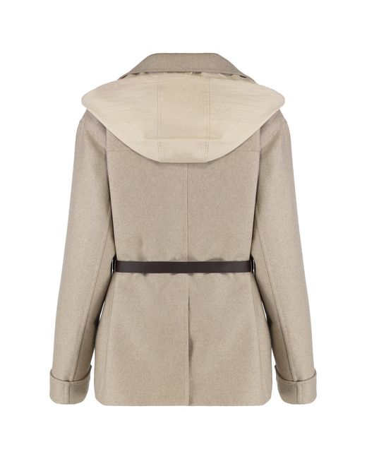 Tod's Natural Cashmere Double Jacket