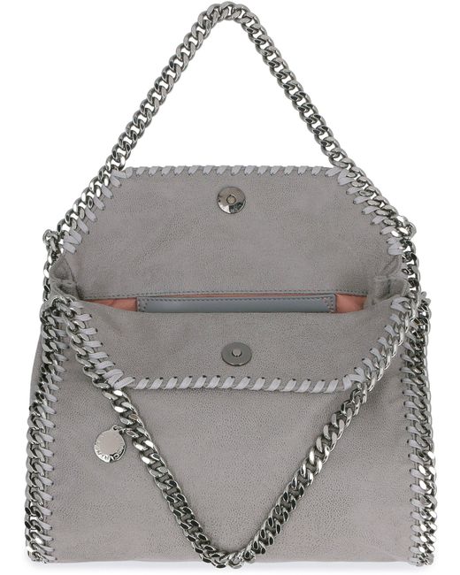Stella McCartney Gray Falabella Mini Tote Handbag