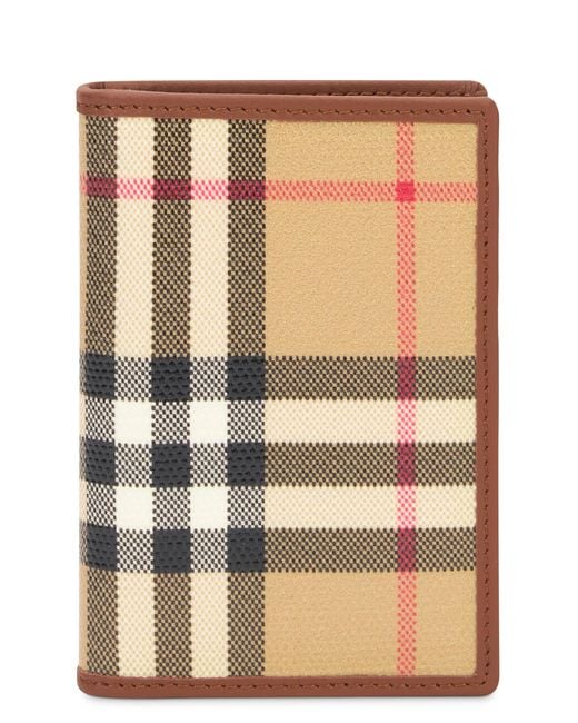 Burberry Natural Check Bifold Wallet for men