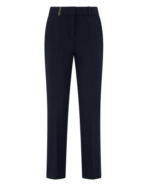 Peserico Blue Slim Fit Chino Trousers