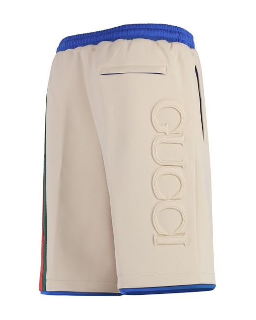Gucci Natural Techno Fabric Bermuda-Shorts for men