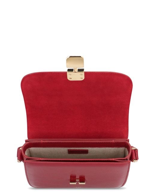 Borsa Grace Small in pelle di A.P.C. in Red