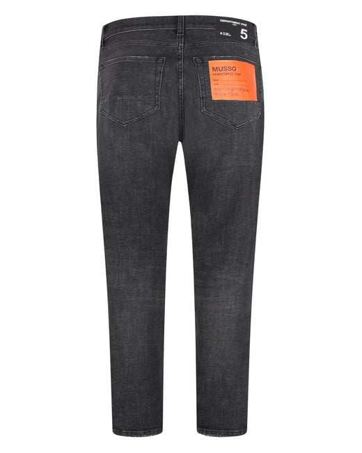 Department 5 Gray Jeans Relaxed Fit Musso for men