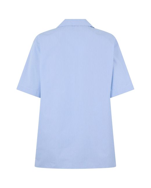 Gucci Blue Bowling Shirt for men