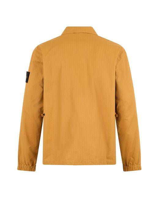 Stone Island Yellow Over Shirt