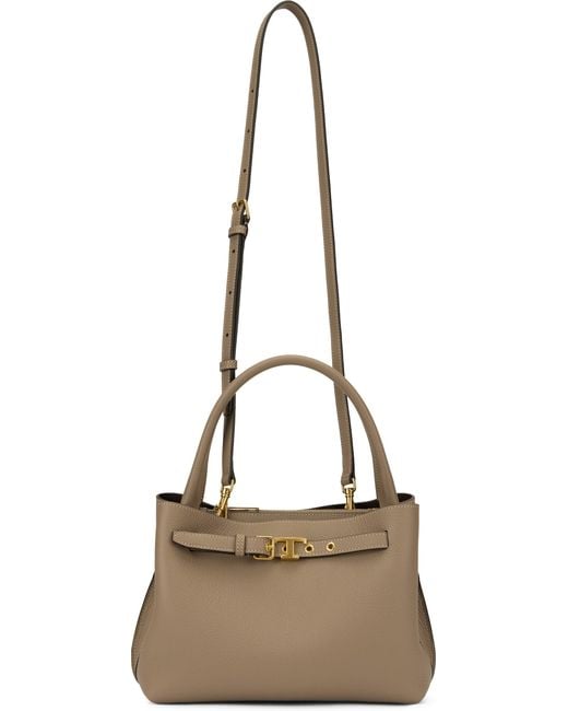 Tod's Brown Mini Handheld Bag
