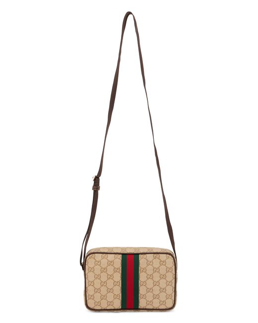 Gucci Natural Shoulder Bag With Monogram for men