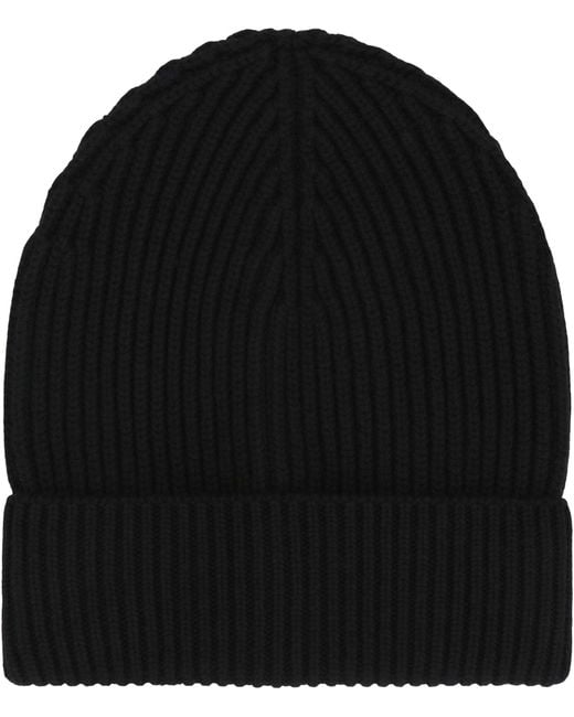 Dolce & Gabbana Black Dolce & Gabbana Hat Made Of Wool And Cashmere
