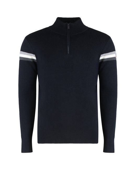 Fusalp Black Wengen Turtleneck Sweater for men