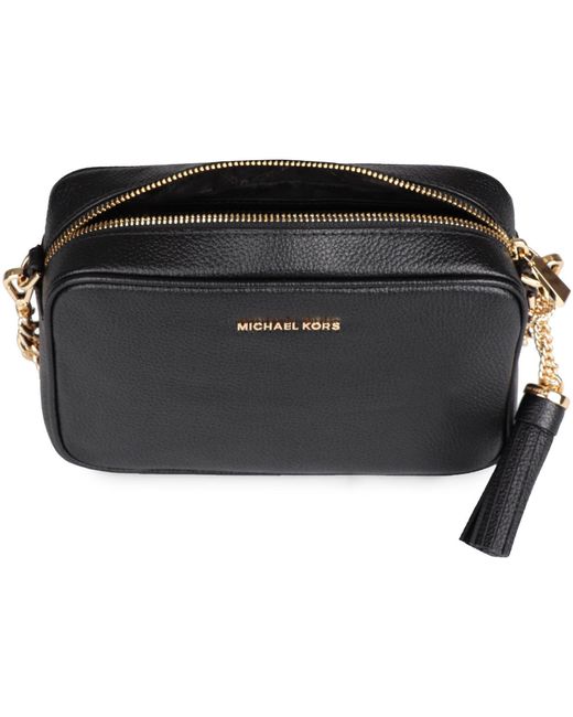 Borsa a tracolla ginny nera di Michael Kors in Black
