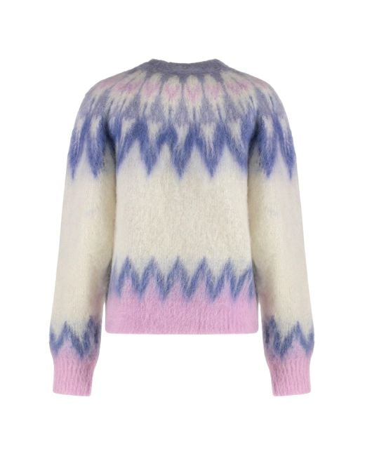 Maglione Natania in lana e mohair di Isabel Marant in White
