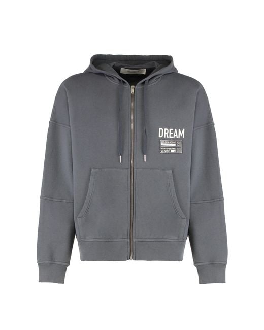 Golden Goose Deluxe Brand Gray Full-Zip Hoodie for men