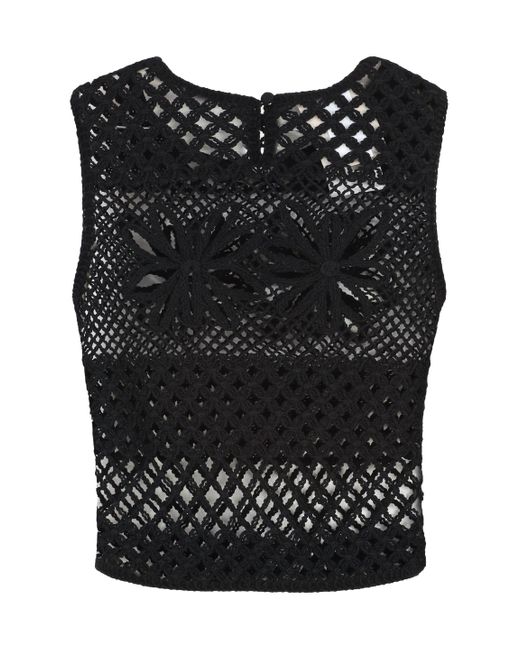 Pinko Black Gonzano Sleeveless Top