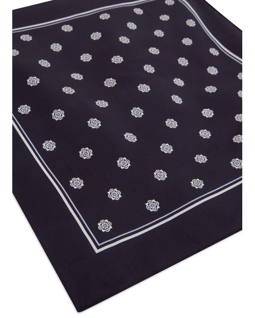 Boss Blue Pocket Handkerchief for men
