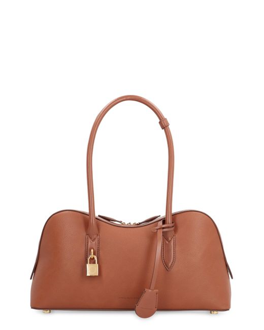 Borsa a spalla Stella Ryder in pelle di Stella McCartney in Brown