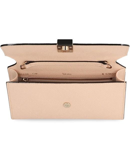 Valextra Natural Nolo Leather Clutch