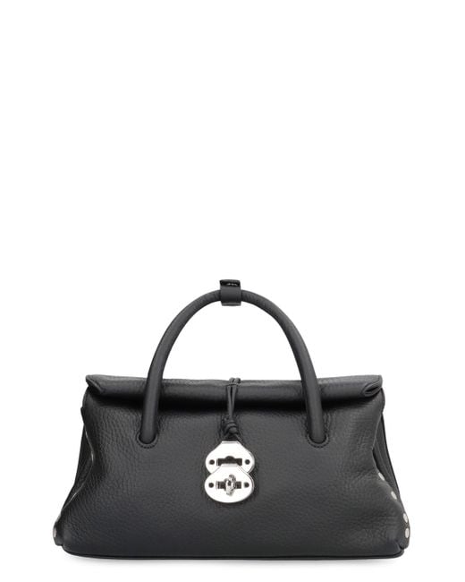 Borsa a mano Dotta S in pelle di Zanellato in Black