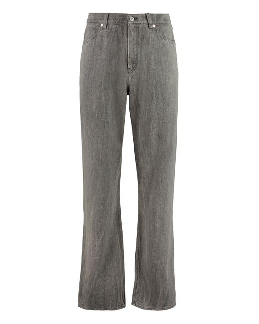 Our Legacy Gray Formal Cut High-rise Straight Jeans for men
