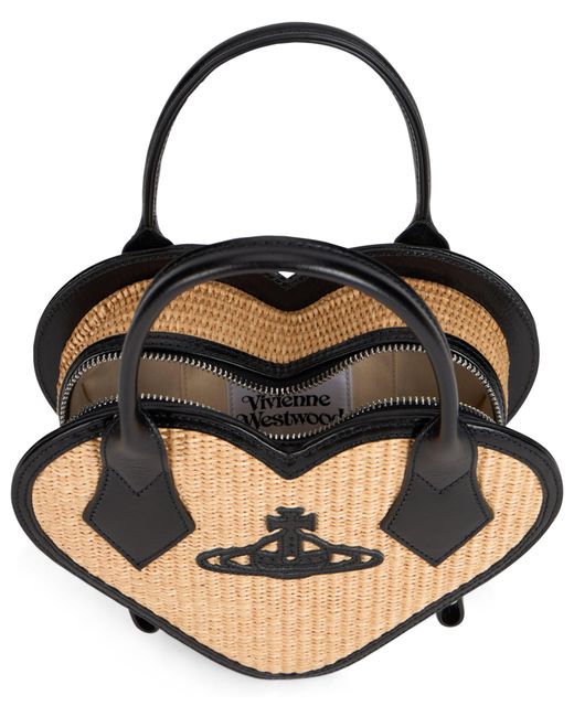 Vivienne Westwood Black Heart Handbag