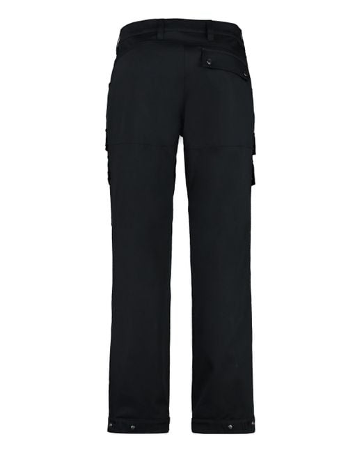 Burberry Black Cotton Cargo-trousers for men