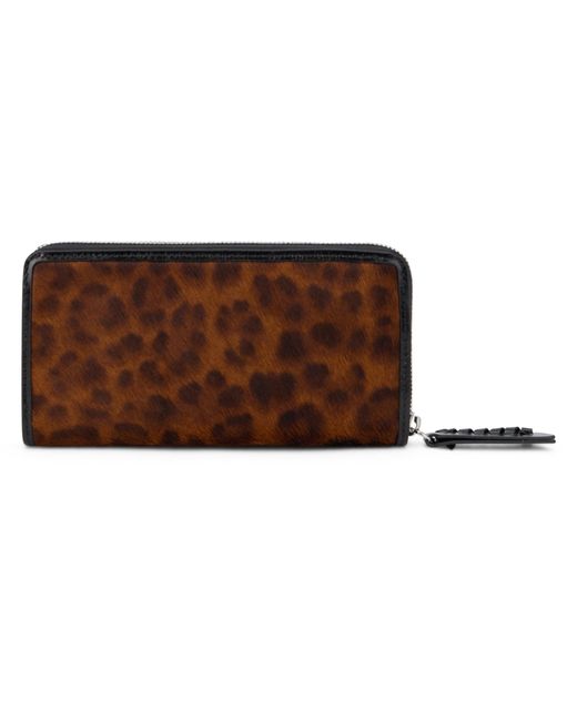 Gianni Chiarini Brown Animal Print Wallet