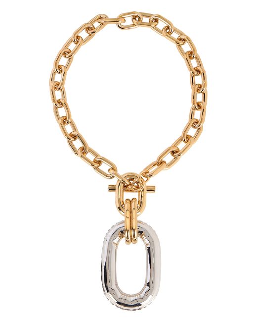 Rabanne Metallic Xl Link Necklace