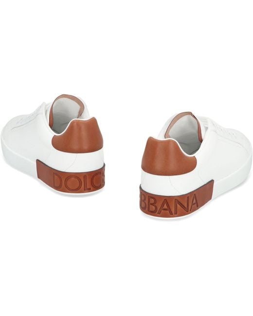 Dolce & Gabbana White Dolce&Gabbana Sneakers Portofino