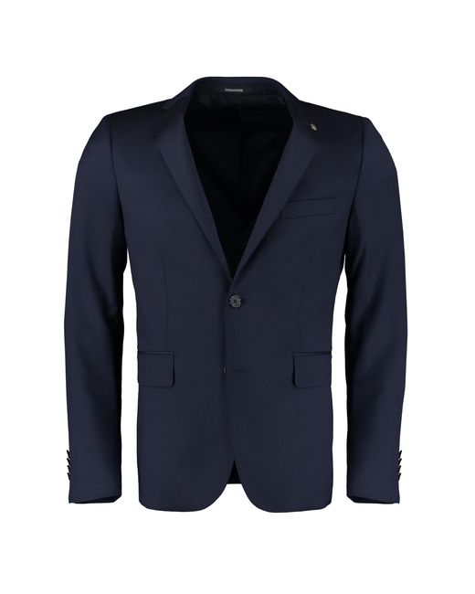 Tagliatore Blue Virgin Wool Two-Piece Suit for men