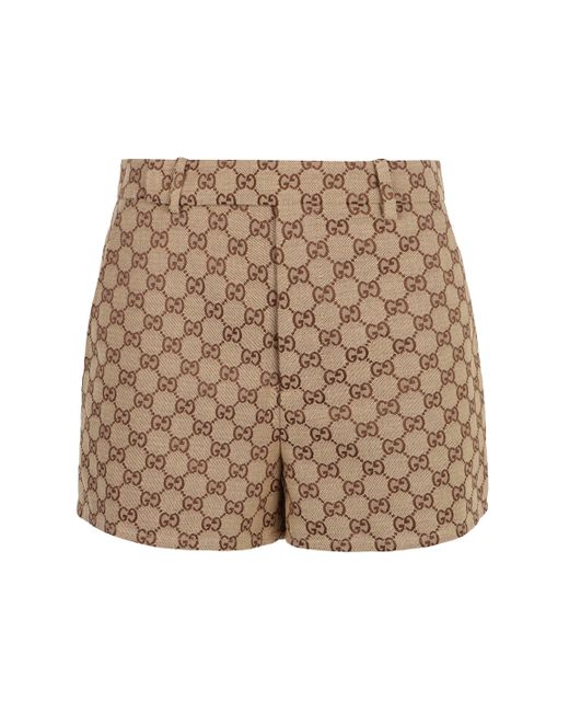Gucci Brown Cotton Shorts