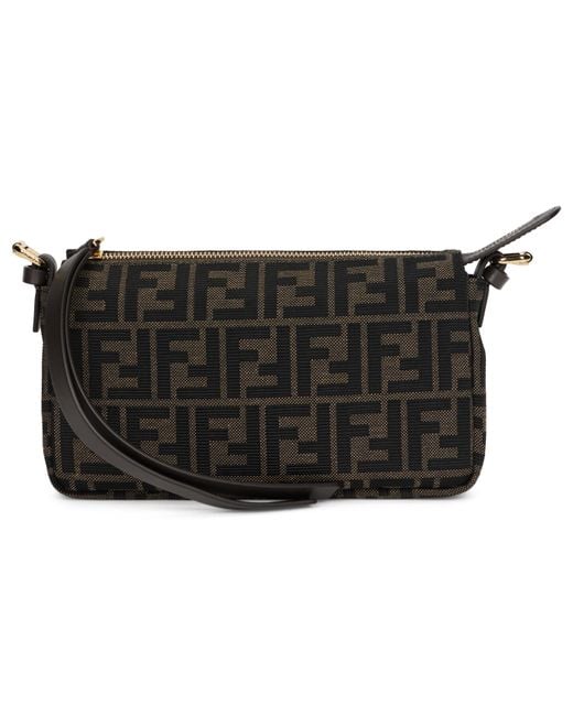 Flat Pouch Tube di Fendi in Black